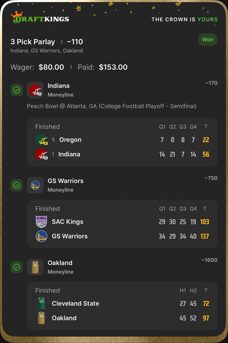 Bang!💥 Cash Day 3 of the $20-$1,000 Ladder Challenge!

Congrats to all who tailed! Who’s ready for day 3?!