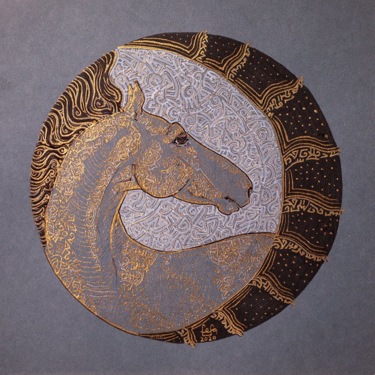 Stunning delicate work by 
Fefa Koroleva 
Latvian artist /Illustrator
Gentle pieces ethereal and dreamy. 
Horse loving artist