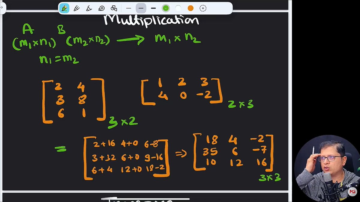ParmanandKS's tweet photo. ๐ Day 98 of #WinterCodingArc with @sshukla_manit
Today's topic: Matrices โ The Mathematical Engine of AI
๐ Key takeaway: Understanding Matrix fundamentals, basic operations
๐ง Feeling: Challenged
Visuals๐
#WinterCodingArc #100DaysLearningChallenge #LearnInPublic #MySirG https://t.co/MvDBD9xhVS