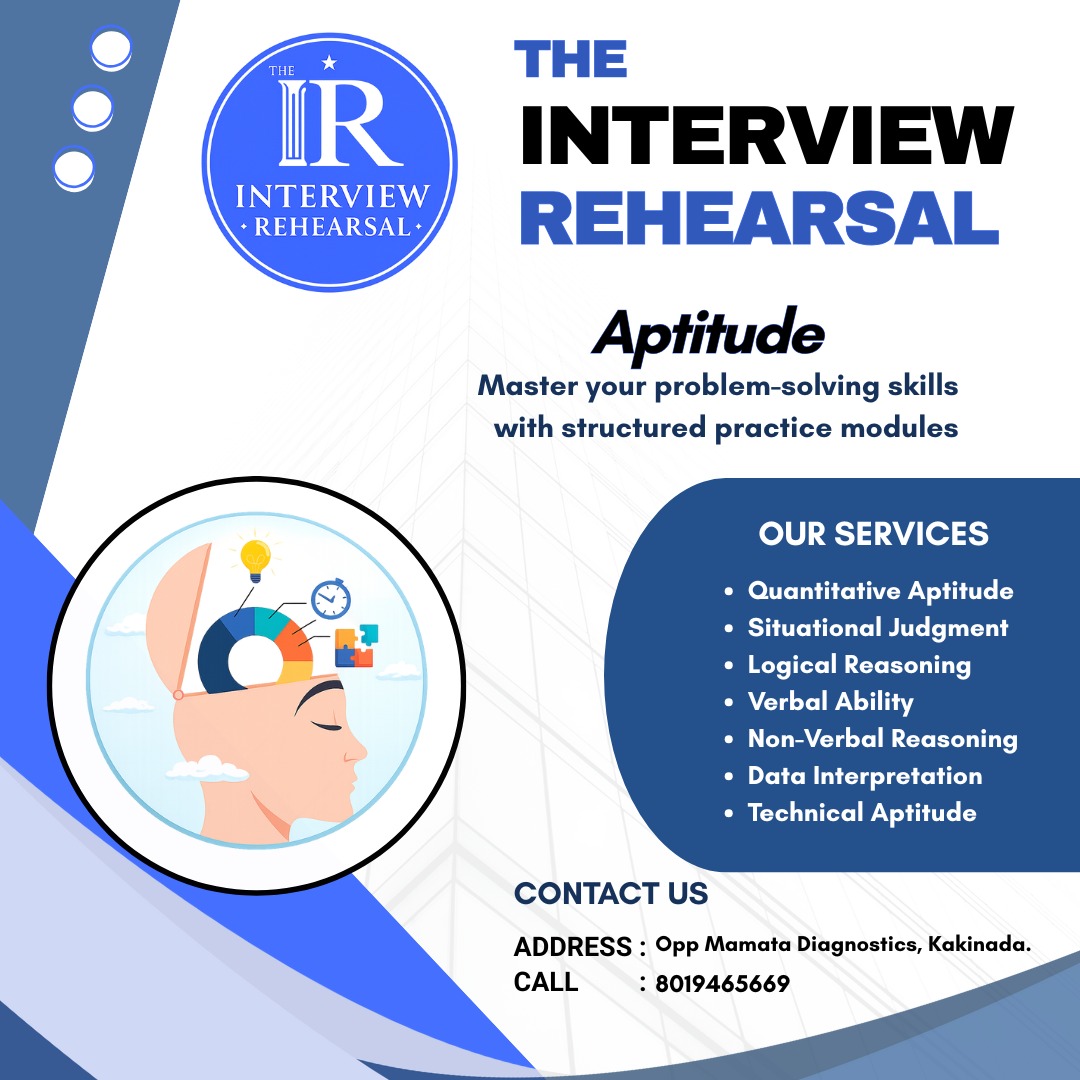 The_Interview__'s tweet photo. Build strong aptitude. Think smarter. Perform better. 🚀
At The Interview Rehearsal, we help you master problem-solving skills through structured practice modules designed for real interview challenges. 
#trending
#TheInterviewRehearsal 
#AptitudeTraining 
#InterviewPreparation https://t.co/YP4WlCu2ud