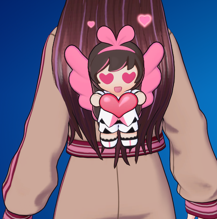 HYPEX's tweet image. KIZUNA AI's FORTNITE BACKBLING (Reactive)