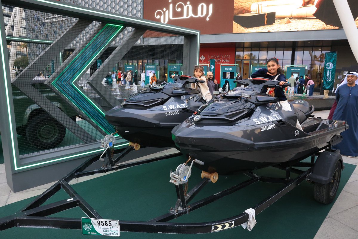 DubaiPoliceHQ's tweet photo. From smart vehicles to field-ready units, the Dubai Police Carnival offers the community a closer look at the equipment that helps keep them safe every day.

#DubaiPoliceCarnival2026 https://t.co/mOMYXBhQrA