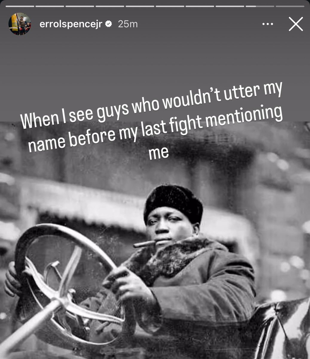 Sourceofboxing's tweet photo. Errol Spence Jr with a message to the fighters calling him out 🗣️

“When I see you guys who wouldn’t utter my name before my last fight mentioning me.” https://t.co/wGC47tdrcy