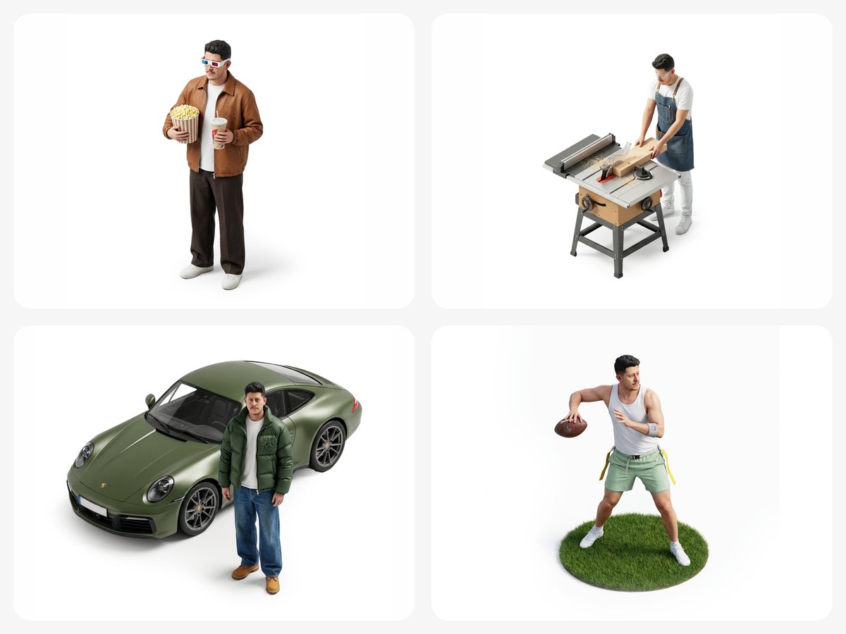 Lovart prompt result: How I Created Stunning Miniature Figurines from Selfies