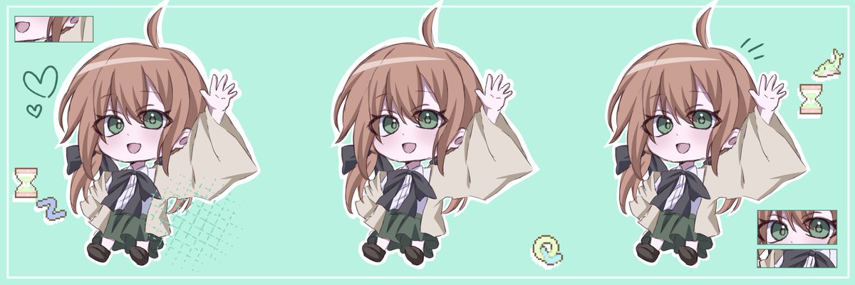 ヘッダー描きました🎶