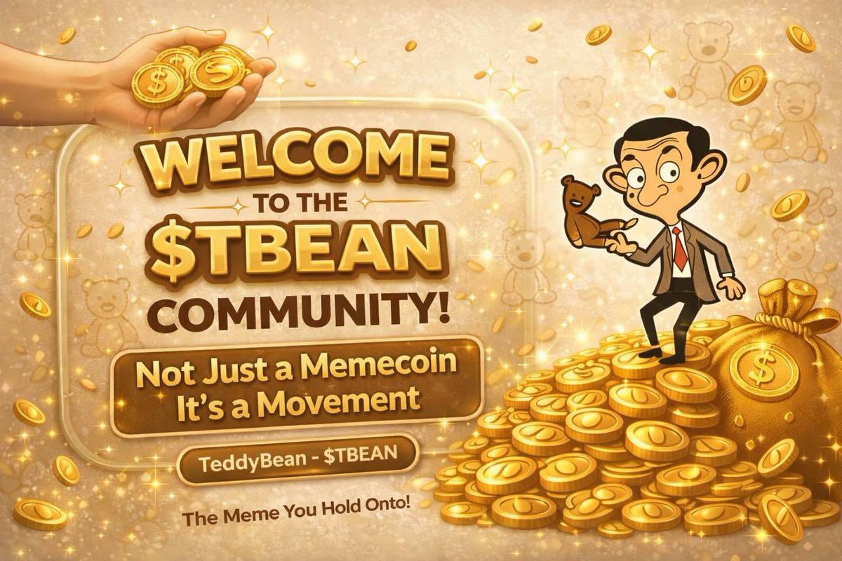 HanisyaDefi's tweet photo. 🧸 TEDDY BEAN IS NOW LIVE ON COINMARKETCAP!

Huge milestone unlocked. The journey is just beginning and the Teddy Bean community is growing fast 🚀

This is your chance to discover $TEDDY early, join the movement, and be part of something with massive upside potential.

🔥 Check us on CMC:
https://t.co/Dhumozp7lA

💎 Contract:
96hVu5NLzZUbsjVx1sqqqtpn4n6DZ6uDEzHSizVepump

🛒 Buy here:
https://t.co/1Q66GqVzYY

🐦 X: https://t.co/bjoWiKGVml
Telegram: https://t.co/PwLTiZqW9l 
🌐 Web: https://t.co/KQcZgzfYnH

The ones who spot gems early are the ones who never forget the rewards.
 🧸✨ #TeddyBean #Crypto #CoinMarketCap #PumpFun #Sola