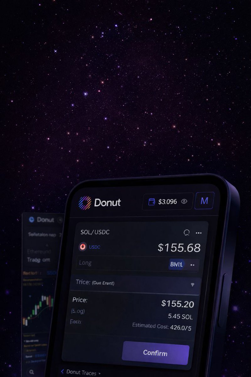 Stop switching tabs.
Stop missing entries.
Donut turns ideas into on-chain execution instantly. 🍩⚡
2026 is about acting, not watching. <a href="/DonutAI/">Donut</a>