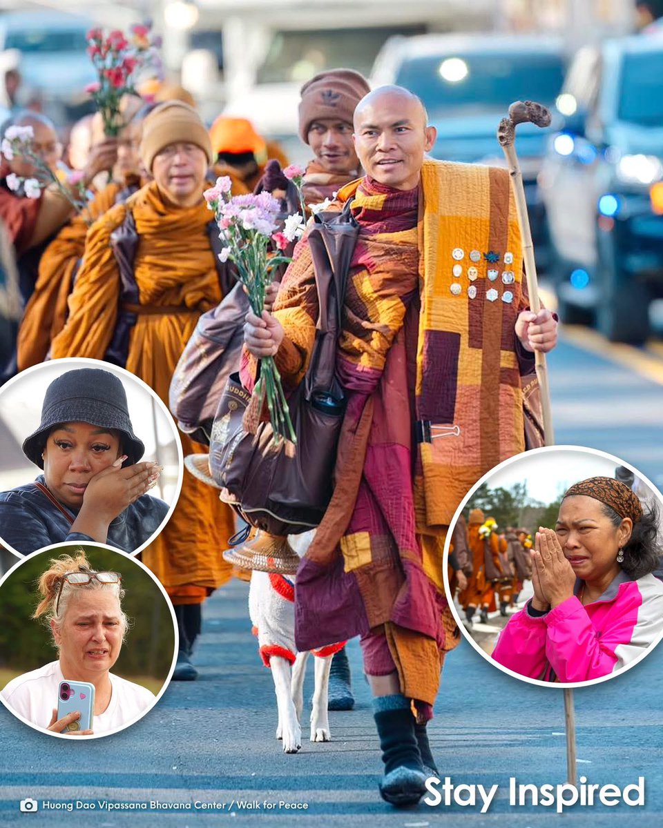 artinchow's tweet image. Peace-Walk Gāthā

Step by step,the earth is touched,
Step by step,the path made clear.
Breath arising,breath passing,
Thus the road becomes the Way.

Those who walk without grasping
Leave no trace upon the ground.
Yet the world is softly altered,
By their mindful,steady tread.
1/