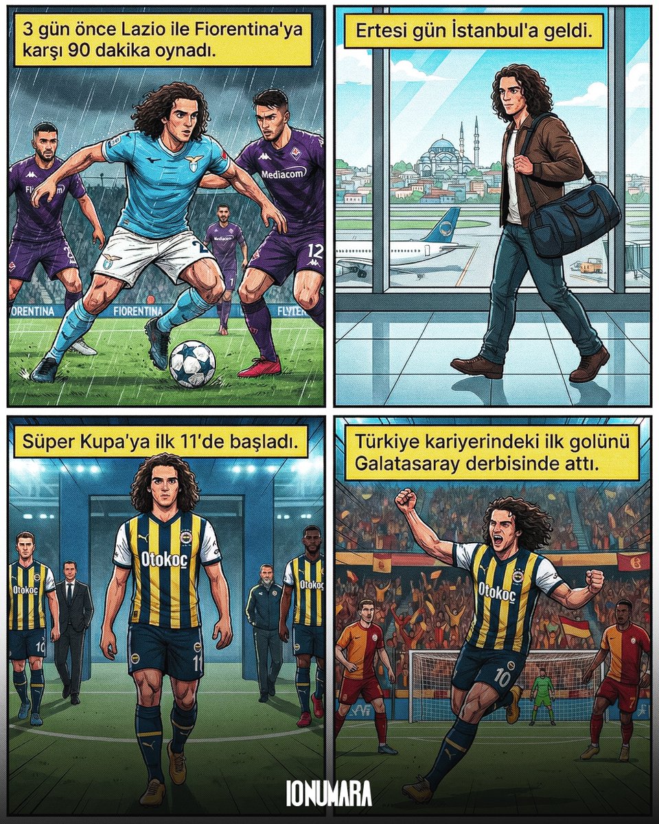 10Numaraco's tweet image. Metteo Guendouzi, Fenerbahçe kariyerine golle başladı.