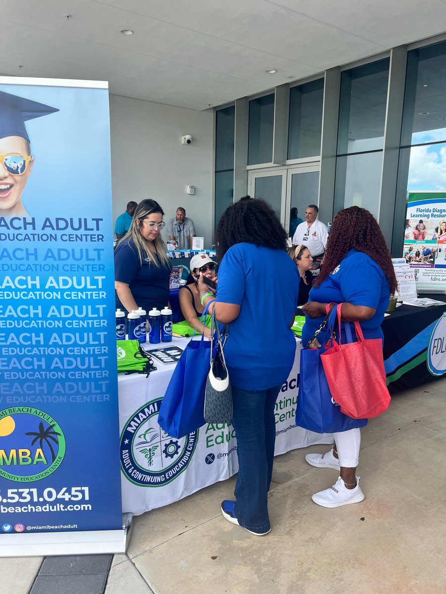 Come see us <a href="/mdcps/">Miami-Dade Schools</a> North Choice Expo til 3pm <a href="/mdc/">Mary Childs</a> North Campus! Learn more about the workforce programs offered throughout our various campuses #phlebotomy #GED #Workforce #English #yourbestchoiceMDCPS <a href="/SuptDotres/">Jose L. Dotres, Ed.D.</a> <a href="/MjLewis13/">Michael A. Lewis, Ed.D.</a> <a href="/mantilla1776/">Rene Mantilla</a>