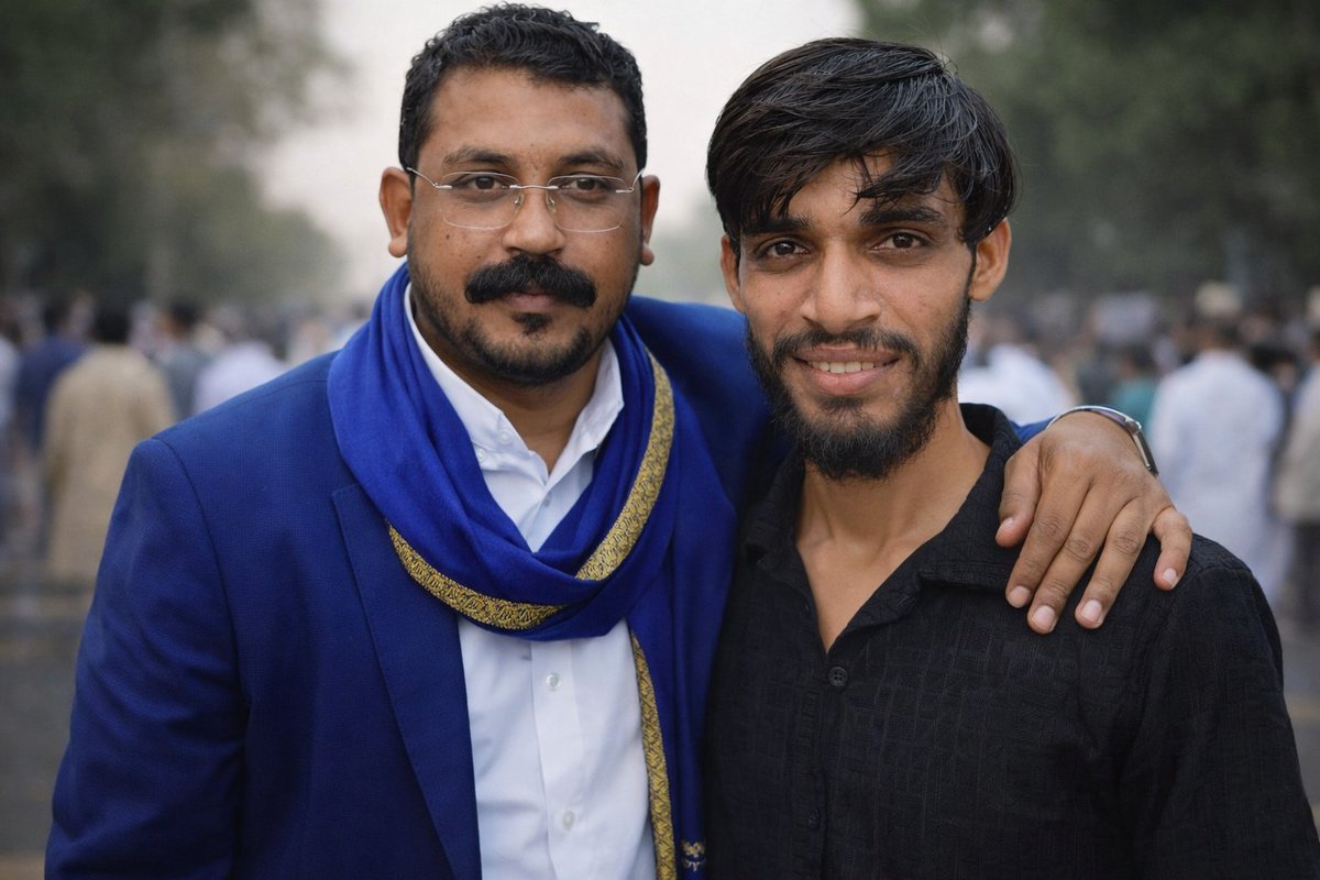 Rahulkhare7002's tweet photo. प्यारे भैया Adv. चंद्रशेखर आज़ाद जी
मेरा सपना है कि आपसे हकीकत में मिल सकूँ
AI और टेक्नोलॉजी की मदद से यह पल सिर्फ तस्वीर में ही आया
आपका आशीर्वाद मुलाक़ात असल में भी मिले
कृपया, जब यह संदेश आप तक पहुँचे तो मुझे मिलने का सौभाग्य दीजिए
यह मेरे लिए बहुत बड़ा गर्व और खुशी का पल होगा https://t.co/ttQ2sZJOUS