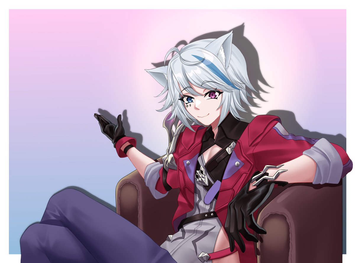 Final comm form 2025 finished!

This time we have <a href="/BradleeVT/">BradleeVT</a>  dressed up as Sampo from HSR~

#Vtuber #digitalart #sampokoski