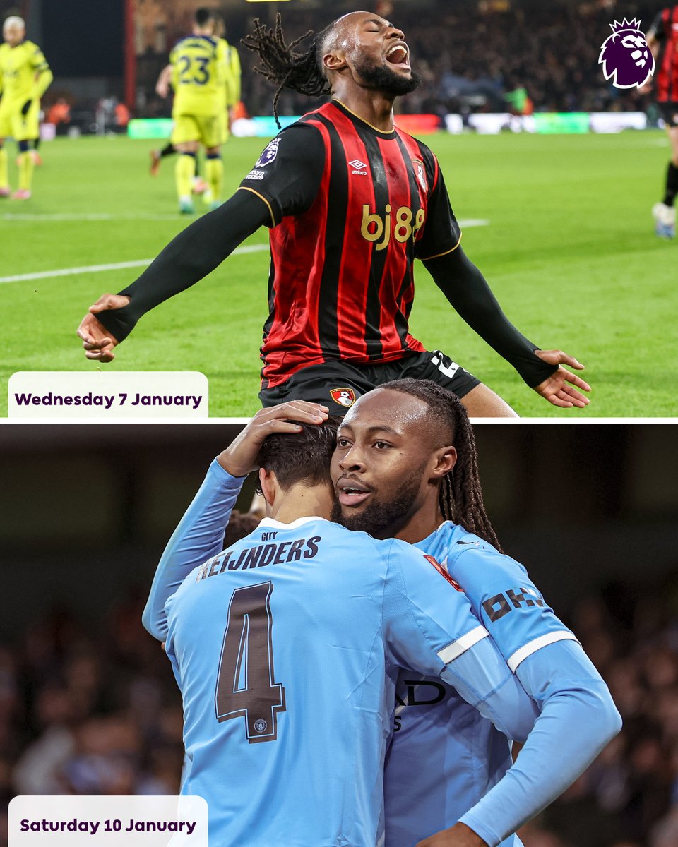 The dream ending, the perfect start 💫

Antoine Semenyo scored in his final <a href="/afcbournemouth/">AFC Bournemouth 🍒</a> appearance and has scored on his <a href="/ManCity/">Manchester City</a> debut 👏