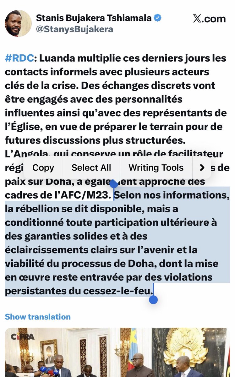 LitsaniChoukran's tweet image. Quand même les désinformateurs professionnels n’arrivent pas à se mettre d’accord sur les mensonges à raconter… l’un affirme qu’on lui a dit qu’ils ne sont pas concernés, tandis que l’autre soutient qu’on lui a dit qu’ils posent des conditions pour un processus qu’ils inventent…