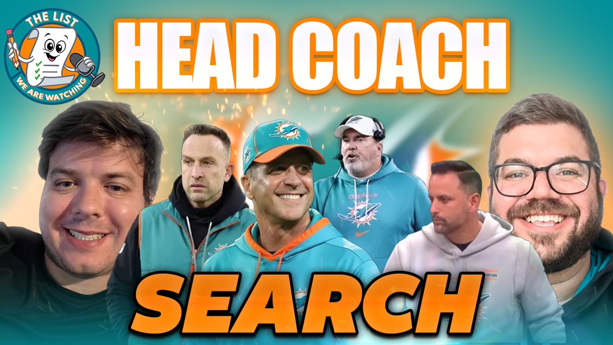 Dolphins Head Coach Interview Tracker 👇

John Harbaugh
Kevin Stefanski
Anthony Weaver
Jeff Hafley

Feel free to add more as they become available!

#PhinsUp 🐬