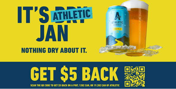 mbdalts's tweet photo. During Athletic January, don't miss the chance to save on Athletic in bars and restaurants. From 1/1-2/9, buy a 12oz can or draft pour, upload the receipt, and get $5 back via Venmo or Paypal.

Details at: https://t.co/Y4UzR0Pd7Z #AskForAthletic #Ad https://t.co/3qhIbLIrhT