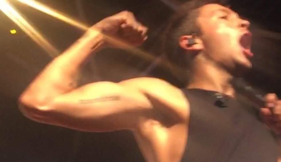 TylerOnceSaid's tweet image. more of tyler's arms. that's it. that's the tweet.