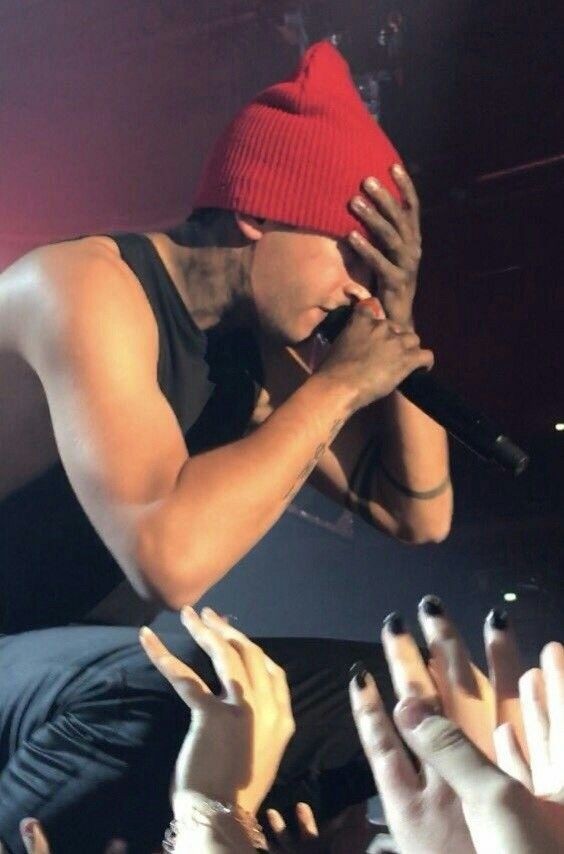 TylerOnceSaid's tweet image. more of tyler's arms. that's it. that's the tweet.