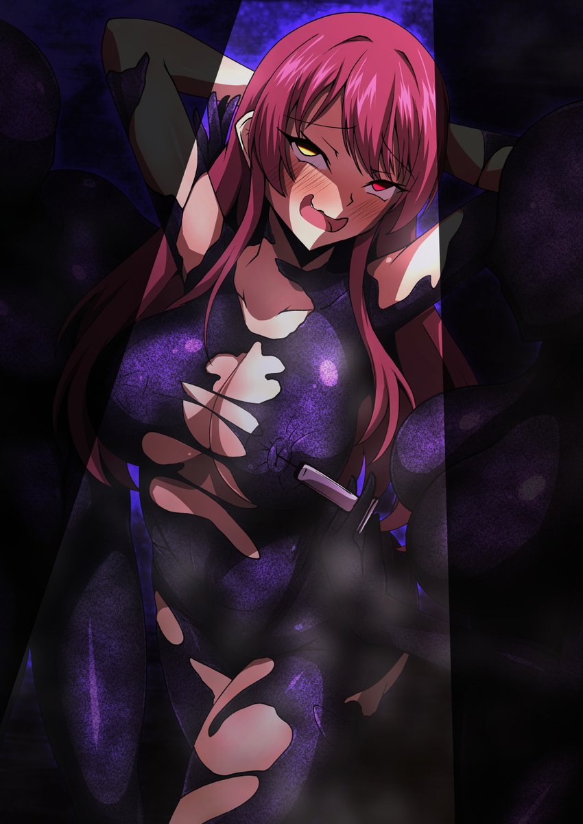 pixivリクエスト:らくがきプラン  その686
内容「Hi! Can you make my favourite vtuber into an evil latex villain. please show her getting injected and transformed by a latex drone.」 