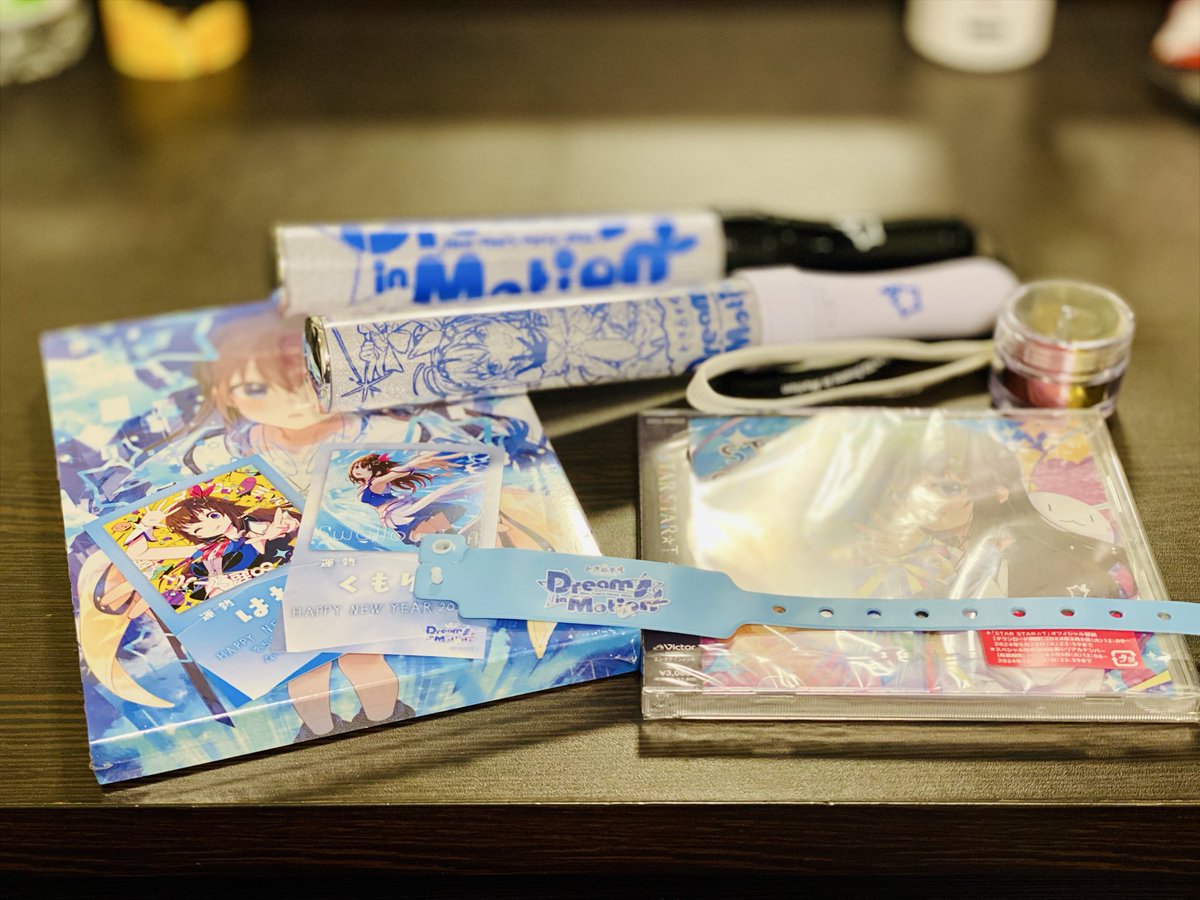 今回のそらちゃんのライブ戦利品一覧 チケット特典のペンライト