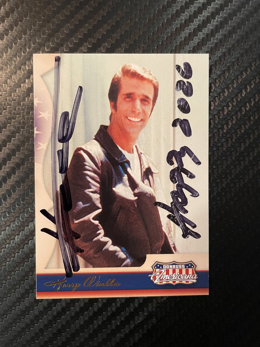 Januskiewicz's tweet photo. Thank you Mr. Winkler for signing my card! Happy 2026 @hwinkler4real! https://t.co/8IgDm1RnzO