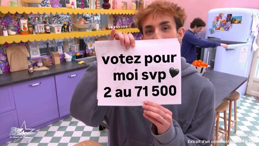 JadMahfoud84's tweet photo. #staracademy #StarAcademyLeLive
Je refuse de voir victor partir ce soir, ce mec a tellement de talent et de bonté dans le coeur ❤️ on vote 2 🙏🙏 https://t.co/LiOor94Vhu