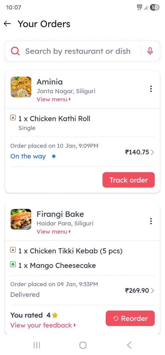 arymslg's tweet photo. @zomatocare @zomato @deepigoyal i ordered a chicken roll for a guest at 9:09 pm, now  10:12 pm . Gest went home. G8. Thankyou https://t.co/zMK0wXnSDF