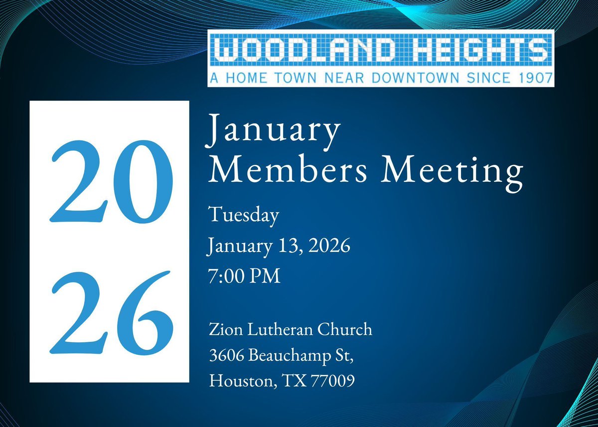Curious about the history of your old home? Join Us for the WHCA Members Meeting on Tues Jan 13, @ 7pm.   Preservation Houston's Jim Parsons will share tips &amp; stories about the detective-like process of dating a historic house.