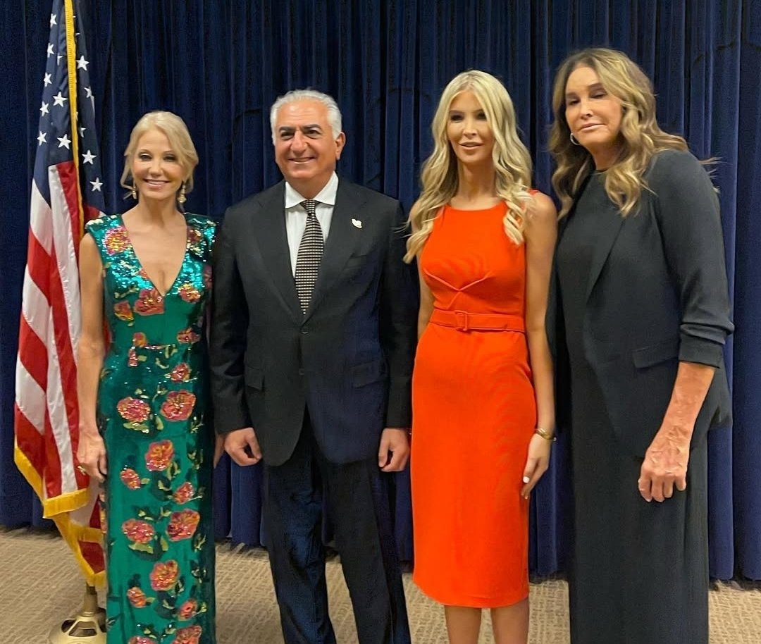 Here is Iran's next leader Reza Pahlavi  with two wicked perverts. This is not the return of the legitimate Shah but the installation of a pro Israel and pro degeneracy leader. That isnt to say he wont be better, but know what you're supporting!