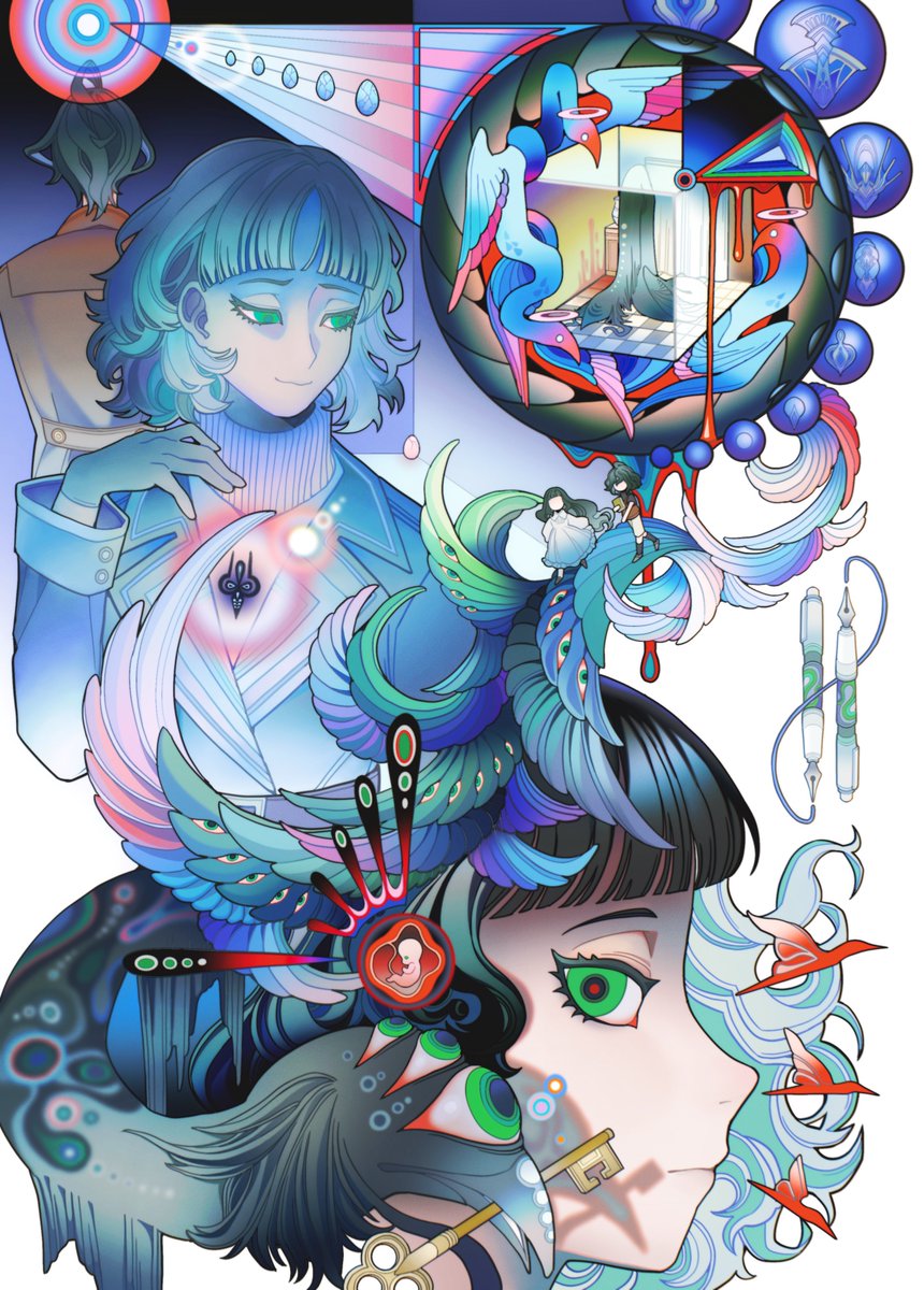 EmberFertis's tweet image. #oc 
Delirious keratinization