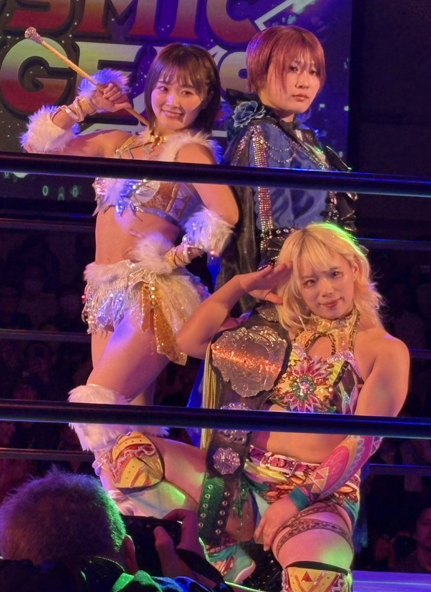 1.10 後楽園ホール まさか安納サオリさんが伊藤ちゃんと組むとは