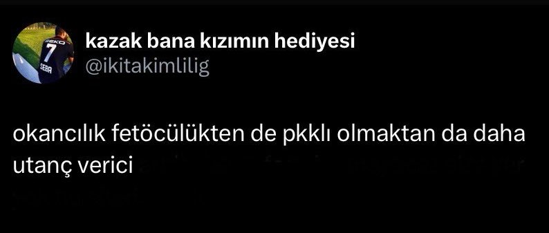 kafa şuraya kaydı..