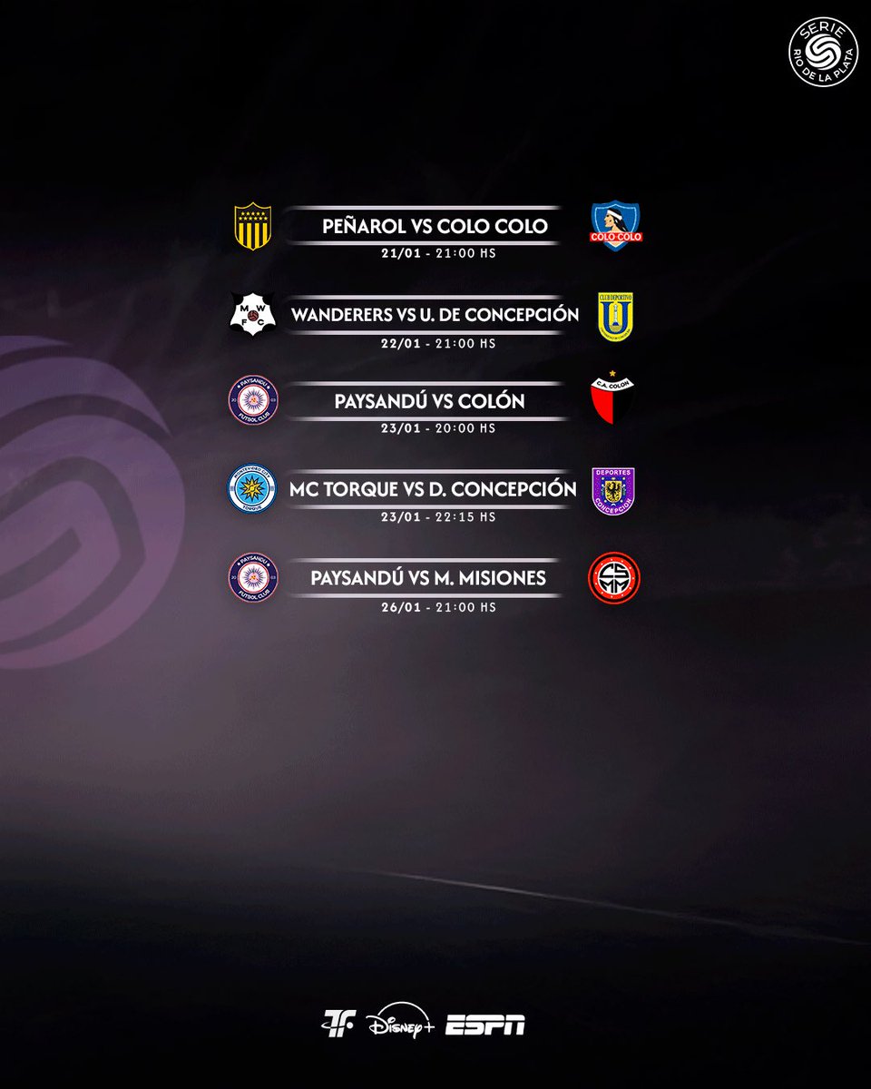 tenfieldoficial's tweet image. Comienza la Serie Río de la Plata 🏆

▶️ Mirá los encuentros en exclusiva por Disney+ y por VTV, en Montecable y los cables del interior. 

⚽️ Una producción de Tenfield, ESPN y Disney+.