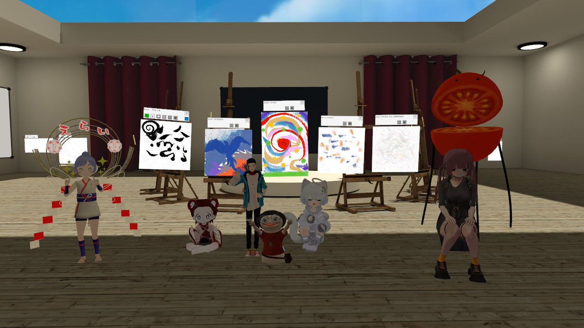 昨日は今年初めての集会でした！
瞑想で頭を空にして心に浮かんだものや、色紙に向き合ううちに見えてきたものなど、それぞれ思い思いに描いてもらいました。
新年の抱負もみんな何かしらクリエイティブなものに取り組まれるとのことで、いい刺激になりました！
＃アート好き集会