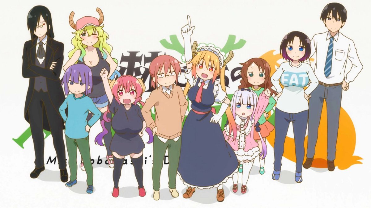 ToonHive's tweet image. 9 years ago today, ‘Miss Kobayashi's Dragon Maid’ premiered.