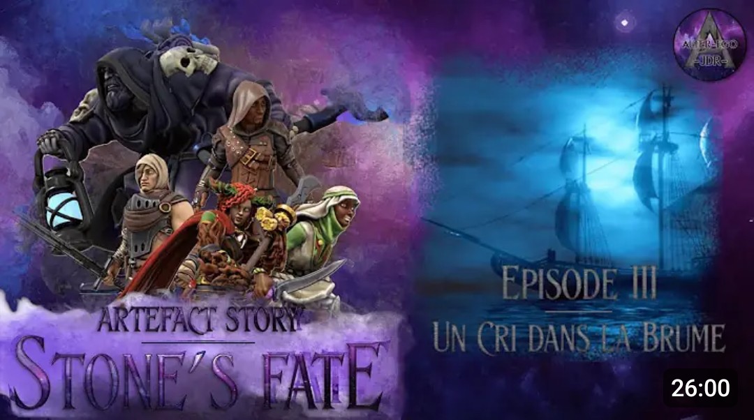 quartzall313's tweet photo. JDR médiéval fantastique- ARTEFACT STORY : Stone's Fate 

Découvrez le nouvel épisode du jeu de rôle spin-off de l'univers ARTEFACT, actuellement disponible sur Youtube !

Chaine : ALTER-EGO [JDR]

Lien : https://t.co/7Z0950vzfF

#medieval #jdr #jeuderole https://t.co/dnr1oOIa9M