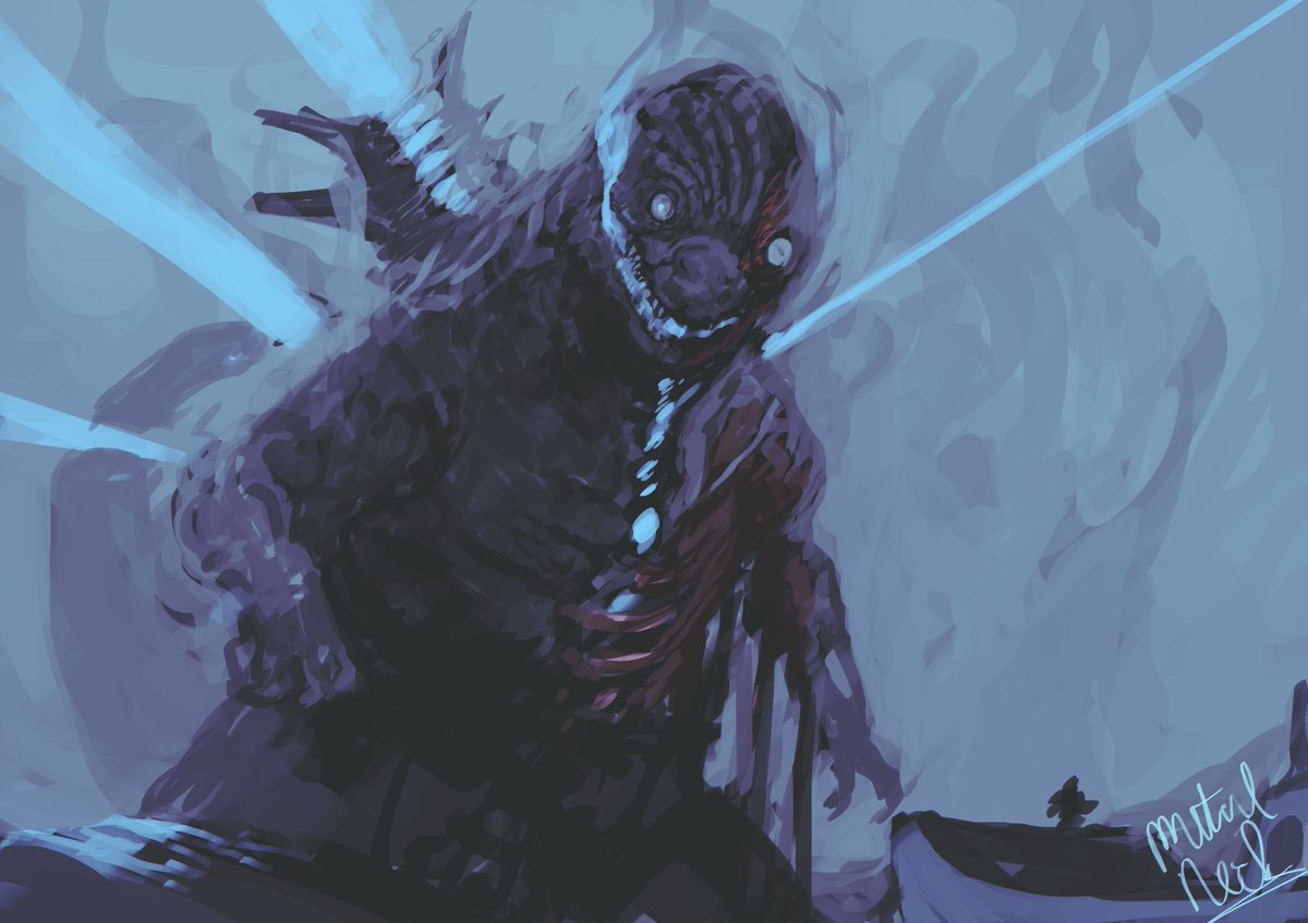 steel_neck's tweet image. "It will take far more than that"
Quick little painting 
Godzilla rises again for Minus Zero.