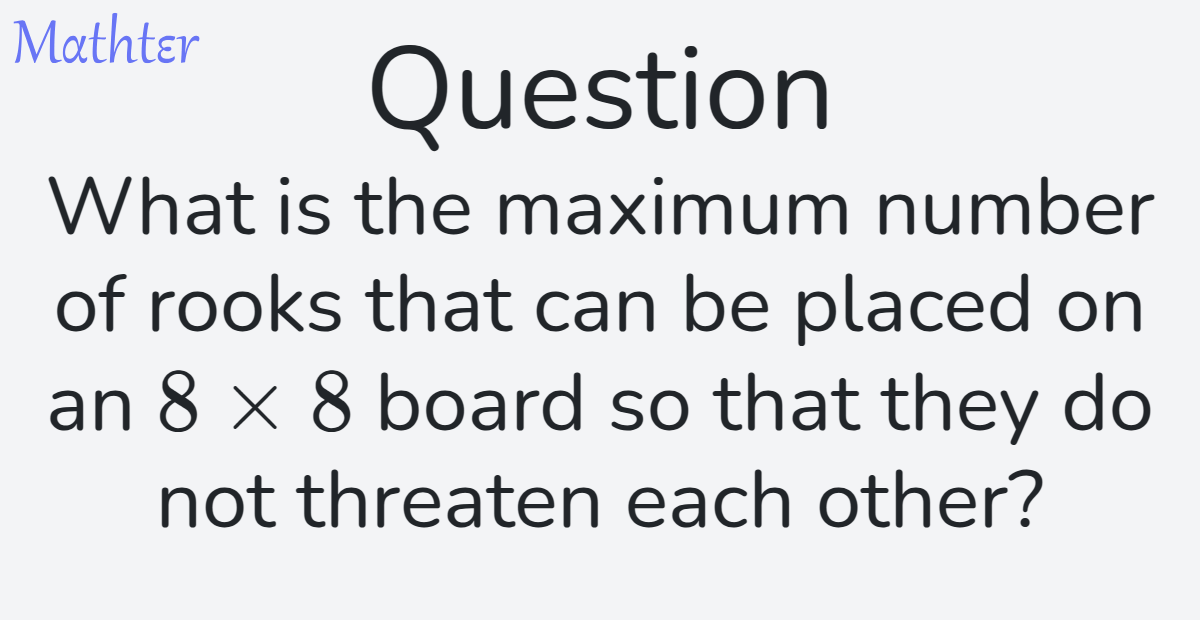 MathterRiddler's tweet photo. Puzzle from the Mathter website: https://t.co/oC55Y1QO1W 
#Puzzle #PigeonholePrinciple #ReasoningLogic #ConstructinganExampleCounterexample #MinimumandMaximumProblemsOptimizationProblems https://t.co/26xFfaUCt7