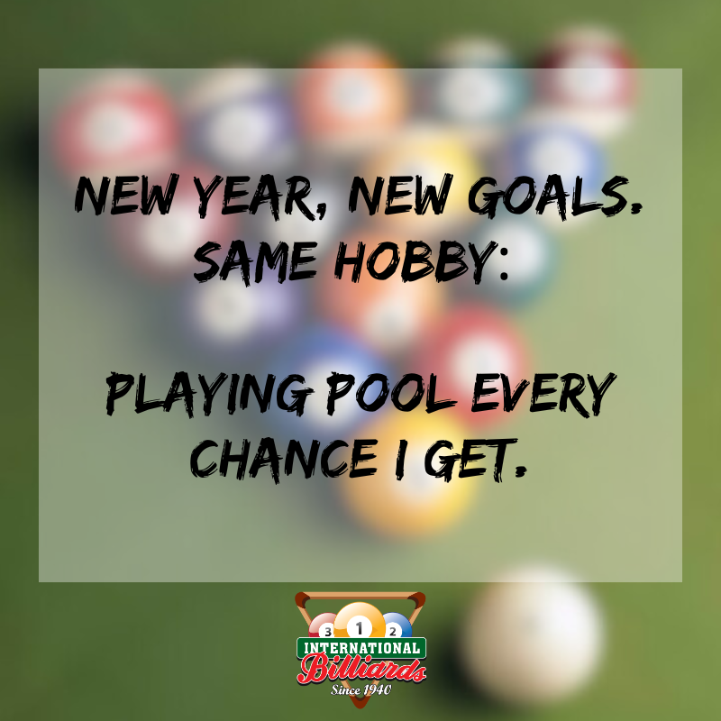 New year, new goals… but let’s be honest — some things aren’t changing. 🎱

👉 What’s your pool goal this year?
More practice? Better breaks? Finally upgrading your table or cue?

#PoolLife #BilliardsLife #PoolGoals #CueLife