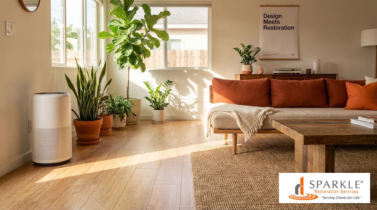 Restoration meets design trends in 2026! ✨ Upgrade your home with eco-friendly floors, wellness spaces, &amp; next-level air quality. Ready for a fresh start, SoCal? 🌿🏡 #SparkleRestorationServices #HomeTrends #SoCalHomes How will you upgrade your space?