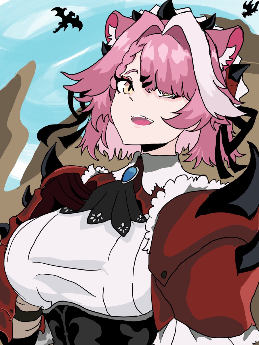 ANONYMOUS_NPC_'s tweet image. Dragon hunter

#RaorArt