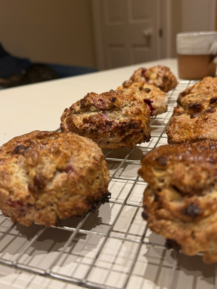 WereLikeTheView's tweet image. friends fear he’s baking scones again