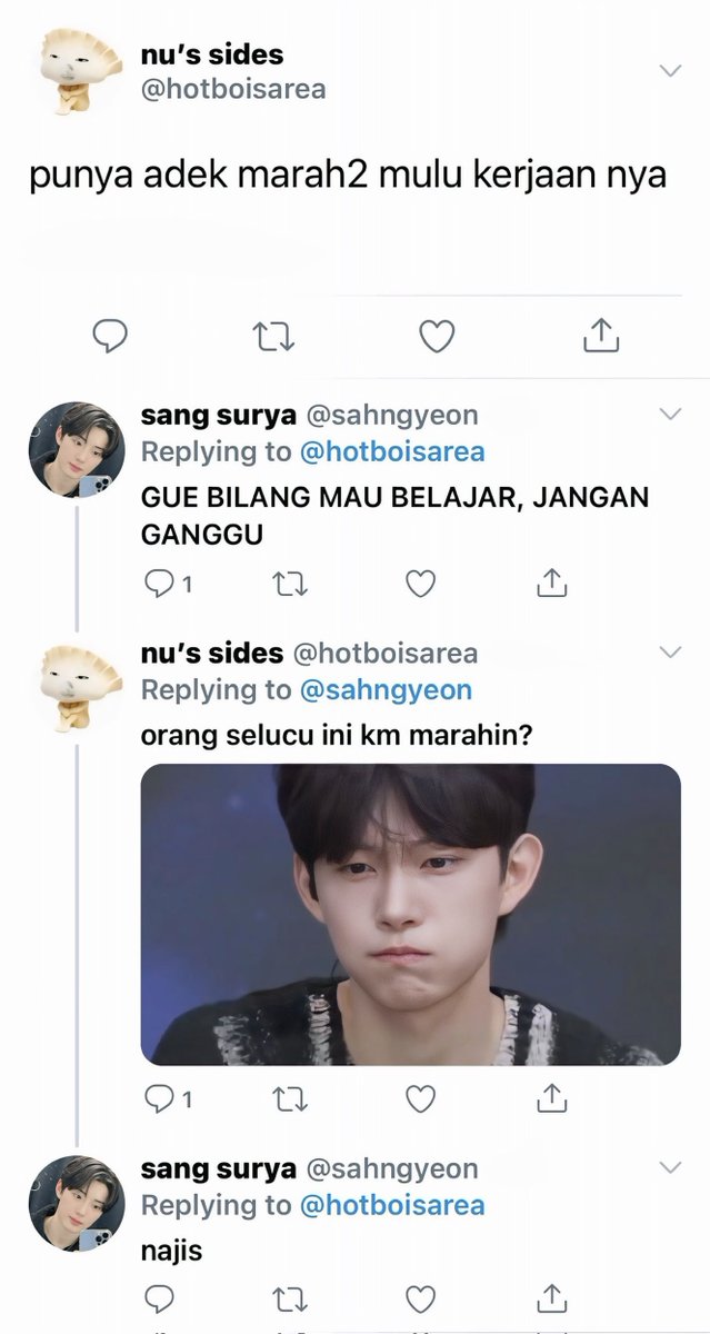 rickyshenp's tweet photo. adek marah - marah
.
one tweet au
#seolttangz #geonwoo #sanghyeon #ALPHADRIVEONE #ALD1 #au https://t.co/PRJVAH6WHD