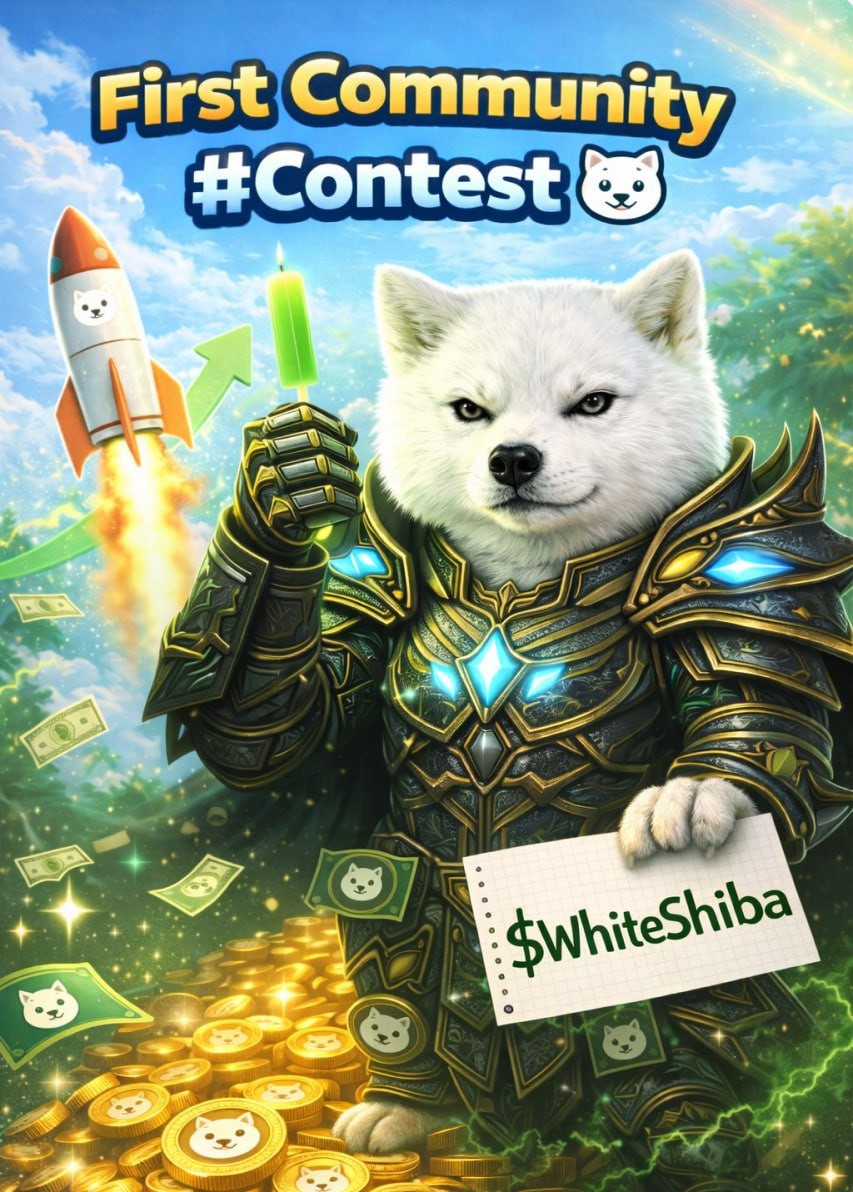 First Community #Contest 🐕

We will choose 5 winners. Each winner will receive $100.

To participate:
• Take a photo of a Shiba dog or a white dog 🐕
• Write $WhiteShiba on a piece of paper and include it in the photo

Comment under this tweet.