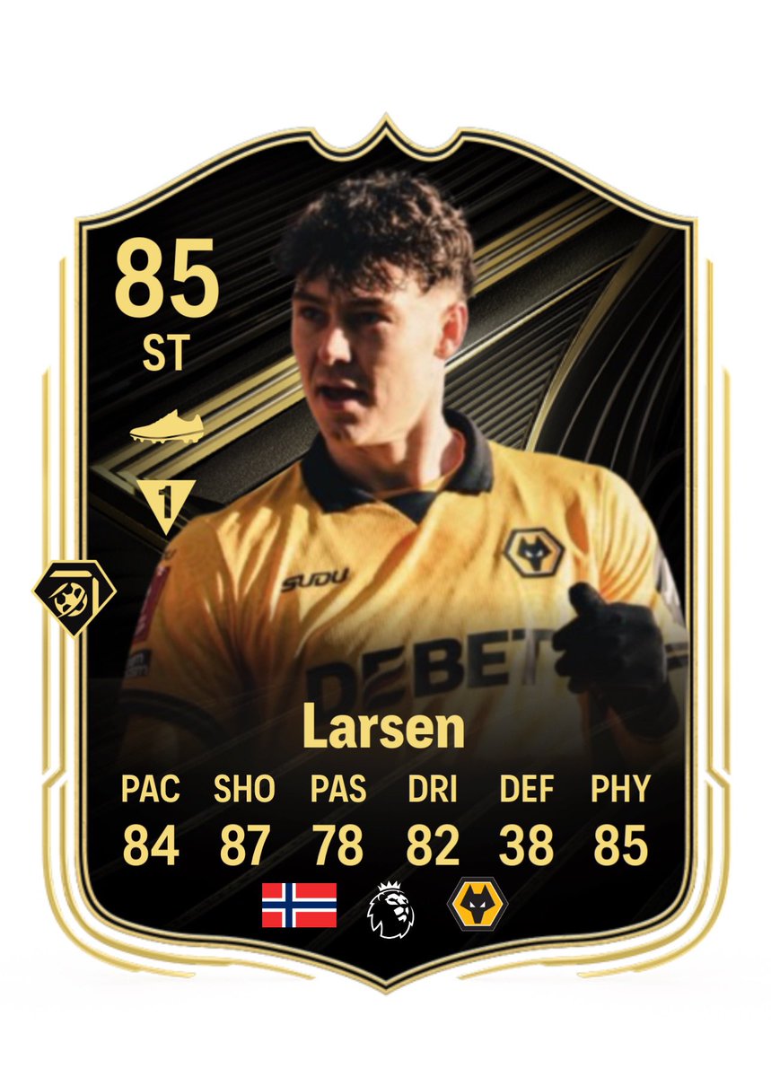 RogueFut's tweet photo. 🔜?
Larsen TOTW? https://t.co/XhcwnmLuaH