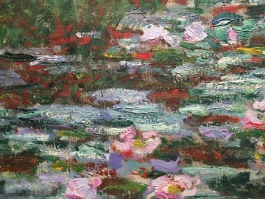 allontanarsio's tweet image. Claude Monet’s painting details