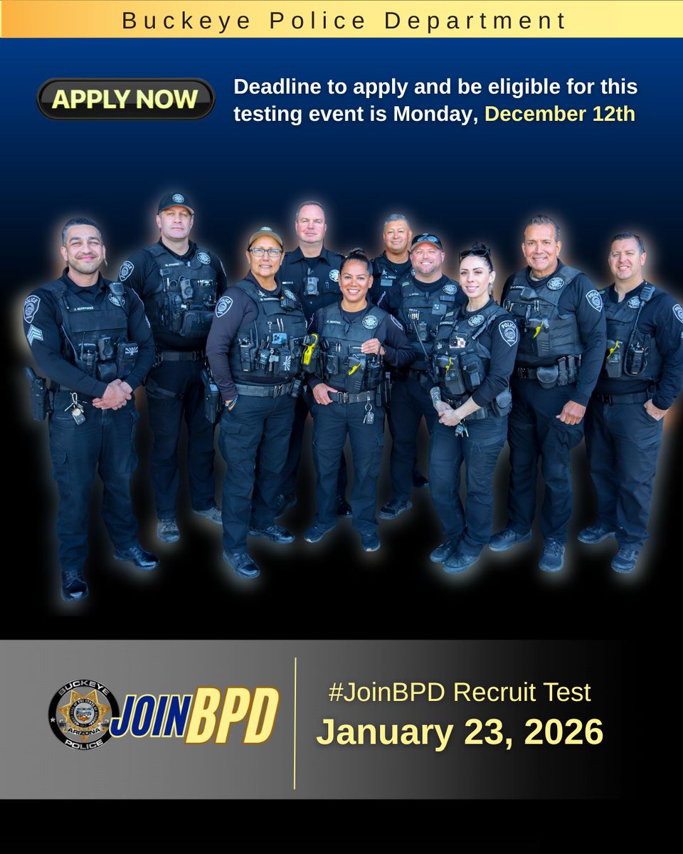You've got the weekend to get your Police Recruit applications in to be considered for the next #JoinBPD testing event! The position closes Monday, January 12.
APPLY HERE 👉 loom.ly/3uq-vbs