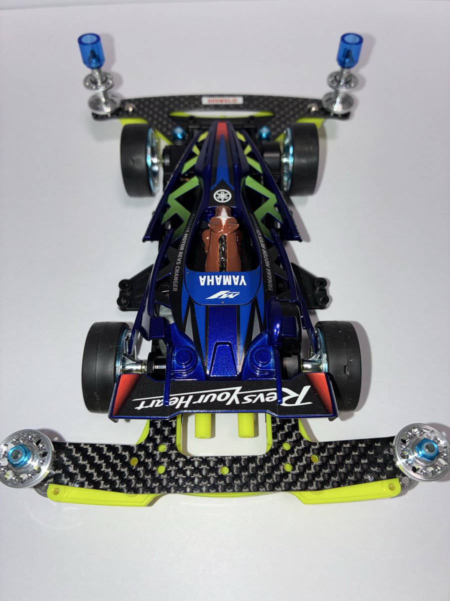 mini4tk's tweet image. 作品名: YAMAHA STALLION（スタリオン）

高性能なYAMAHAマシンに力強い馬がコンセプトです。
#新春コンデレ2026
#ウマ部門
#ミニ四駆
#タミヤ 
#YAMAHA