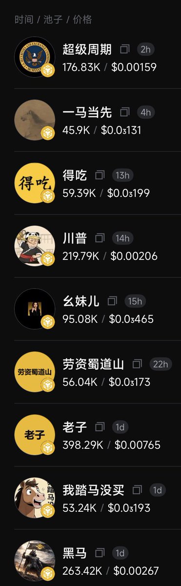 XLinling7's tweet image. 今天 GMGN 上 BSC 的中文 meme 像川菜一样辣眼睛、过瘾，但别贪多——对 BSC 来说，这波热潮等于免费广告，吸引更多中文韭菜入场，拉高链上 TVL 和 gas 费，开启“BSC 华语 meme 季”，让链从“二线”变“一线流量王”！🚀