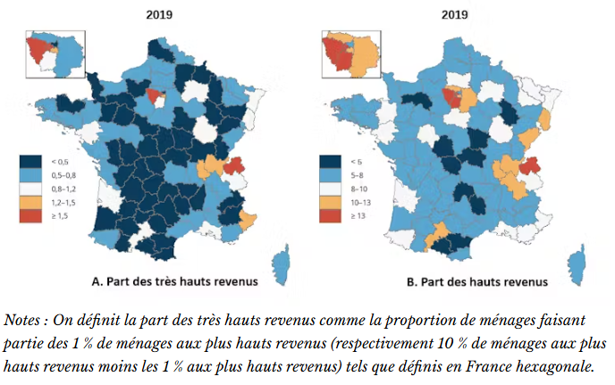 Où vivent les plus riches ? Ce que la géographie des hauts revenus dit des fractures françaises